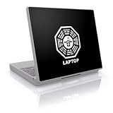 Dharma Black Design Skin Decal Cover Sticker for 15