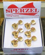 Hot Sale Sperzel 6 in-line Gold Plated Locking Machine Heads