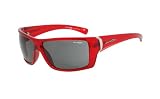 Arnette Defy Italian Sunglasses AN4124, Transparent Red w/ Grey Lens