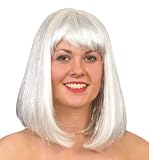 Review Pams  / Cheerleader tinsel white silver
