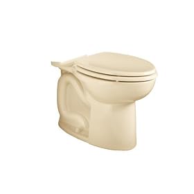 American Standard 3014.128.021 Cadet-3 FloWise Elongated Toilet Bowl with Fully Glazed 2-1/8-Inch Trapway, Bone (Bowl Only)
