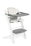 Badabulle – B010006 – Chaise Haute Evolutive – Blanche / Grise