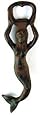 Antique Reproduction Iron Mermaid Bottle Opener Rust