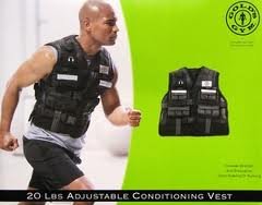 NEW & IMPROVED- HEAVY DUTY Gold's Gym Adjustable Vest-5 Years Warranty-A BONUS $19.99 VALUE SOLAR RECHARGEABLE LED LIGHT INCLUDED WITH YOUR PURCHASE...