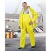 ONGUARD 76018 3-Piece PVC on Polyester Webtex Suit with Detachable Hood, Olive Green, Size 3XL