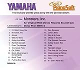 Smart Pianosoft 3.5" Diskette "Monsters, Inc." An Original Walt Disney Records Soundtrack