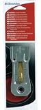 Cooktop Scraper 9801 Lightweight scraper for the maintenance of ceramic hobs. See part number 50284158008 for replacement blades. Removes burnt on food residues and stubborn stains easily and without risk of scratching the surface of the ceramic hob
