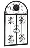 Henn Pottery Wrought Iron Maison 5 Sconce Mirror