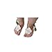 Lisli® Newborn Baby Girl Toddlers Kid Flower Barefoot Sandals Shoes (Green)