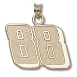 14k NASCAR Dale Earnhardt Jr. Number 88 Large Charm