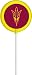 Arizona State Lollipals - 6 Lemon University Lollipops, Perfect for Students, Alumni, Tailgates, or 