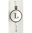 Monogram Large Ceramic Hook - L Monogram Large Ceramic Hook - L