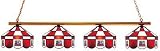 Alabama Crimson Tide 4-Light Executive Game Table Light NCAA College Athletics