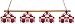 Alabama Crimson Tide 4-Light Executive Game Table Light NCAA College Athletics