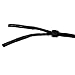 ATB 2 Black Sunglasses Lanyard Cord Neck Strap Glasses Retainer Nylon String Sports