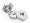 Miniature Zinc Plated Steel Hex Nut 0-80 (Pack of 1000)