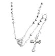 Sterling Silver Rosary - 4 mm