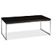 Wallstreet Coffee Table, Chrome and Espresso