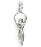 Small Sterling Silver Goddess Pendant