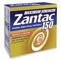 Maximum Strength Zantac 150-Prevent and Relieve Heartburn, 65 Tablets (2 Pack)