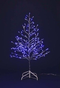 LEDビーズシルバーツリー120