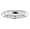 0.25 CT TW Bezel Set All Around Diamond Ring in 14k White Gold - Size 3.5