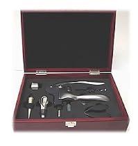 Pines Holdings KF-188A-3/6 CONNOISSEUR CORKSCREW WOOD BOX COLLECTION SET