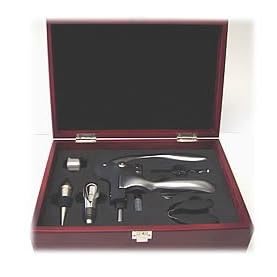 Pines Holdings KF-188A-3 6 CONNOISSEUR CORKSCREW WOOD BOX COLLECTION SET by Pines Holdings