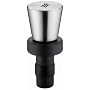 WMF Clever and More Waiters Black and Stainless Wine Bottle Stopper