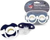 San Diego Chargers Pacifiers - 2 Pack, Catalog Category: NFL