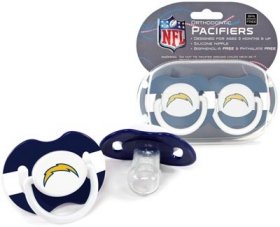 San Diego Chargers Pacifiers - 2 Pack, Catalog Category: NFL