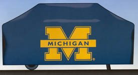 MICHIGAN WOLVERINES OFFICIAL LOGO BARBECUE GRILL COVER