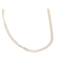 Sterling Silver Chain 05 Curb 1.2mm Necklace Spring Clasp Cord for Pendant .925
