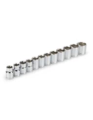 Home Improvement: TEKTON 1814 3/8" Drive Socket Set, 5/16"-3/4", SAE, 12 Sockets - TEKTON