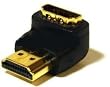 HDMI Right Angle Adapter Male to Female
