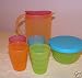 Tupperware Childrens Mini Impressions Drinkware Serving Set
