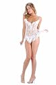 2 PC. Diamond cut Venetian lace chemise with chiffon trim, and matching G-string.
