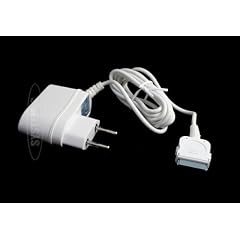 System-S Ladekabel - 230 Volt Netzteil - Akku-Ladegerät für Apple iPod Touch / Classic / Nano / iPhone