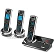 Uniden DECT 6.0 DECT3080-3 Expandable Ultra Slim 3-Handset Cordless Phone w/ Caller ID & Answering Machine