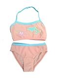 Ex Store Baby Girls Bikini Orange With Dolpin & Starfish Design-Orange-9 - 12 Months