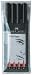 FABER-CASTELL 4 PITT ARTIST PEN BLACK