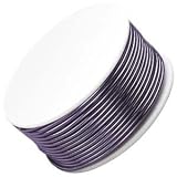 Artistic Craft Wire Silver Plate Amethyst Purple 20 Gauge