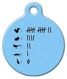 Dog Tag Art Custom Pet ID Tag for Dogs - Kill Count - Large - 1.25 inch
