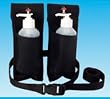 Double Oil and Lotion Holster With Bottles - Black