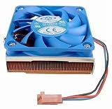 Cables Unlimited Low Profile Copper AMD 1.5Ghz amdintel PIII 1.26Ghz CPU Fan - FAN-COPPER-LP (Blue)