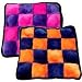 ORANGE/BLUE - LARGE - Mega Squeak Squeaker Mat Dog Toy