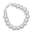 7" 10mm Sterling Silver Bead Bracelet