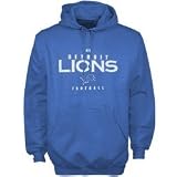 Reebok Detroit Lions Black Embroidered Franchise Hoody Sweatshirt (L=44)
