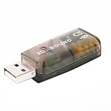External 5.1 USB 3D Audio Sound Card Adapter for PC Desktop Notebook Laptop by 