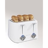 Hamilton Beach #24203 4 Slice White Toaster by HAMILTON BEACH BRANDS INC